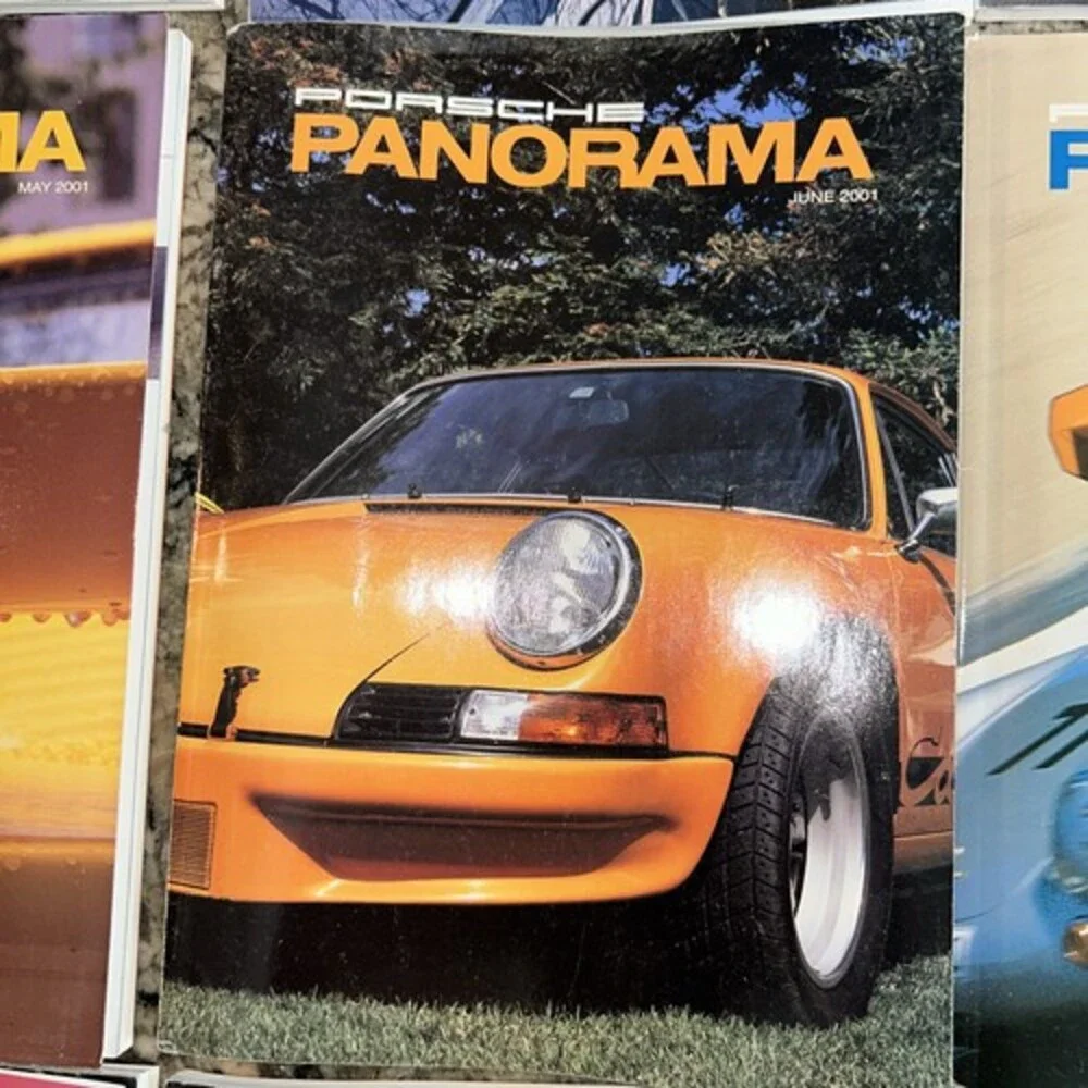 PORSCHE Panorama MAGAZINE 2001 Lot of 12 FULL YEAR Club of America